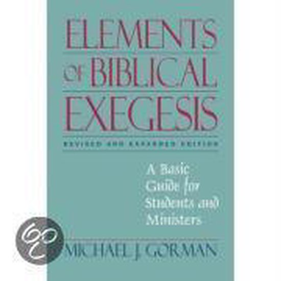 Elements of Biblical Exegesis