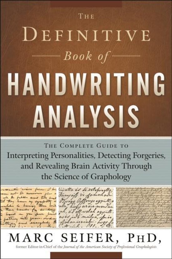 Definitive Book Of Handwriting Analysis