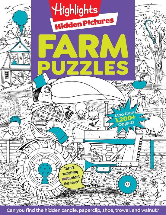 Highlights Hidden Pictures Favorite Farm Puzzles