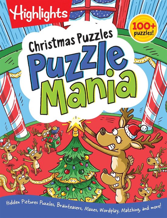 Highlights Puzzlemania Christmas Puzzles