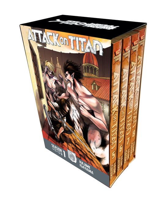 Attack On Titan Season 1 Part 2 Manga Box Set