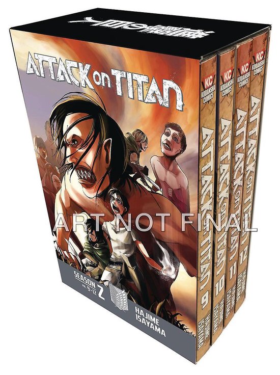 Attack On Titan Season 2 Manga Box Set