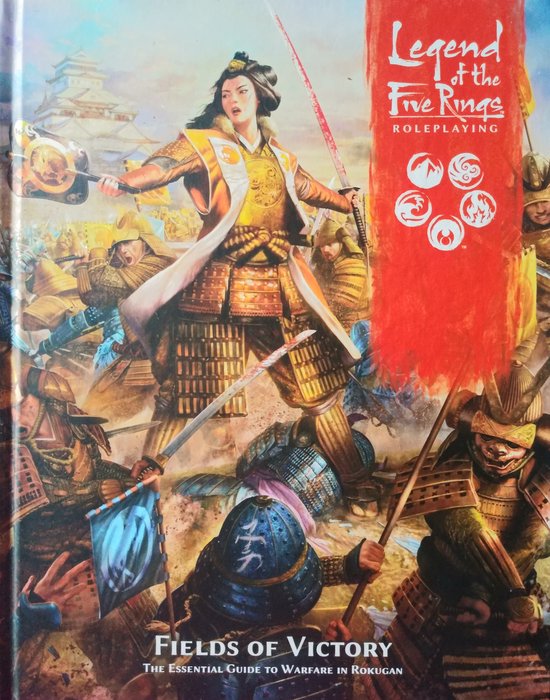 BOEK LEGEND OF THE FIVE RINGS ROLERPLAYNG   FIELDS OF VICTORY