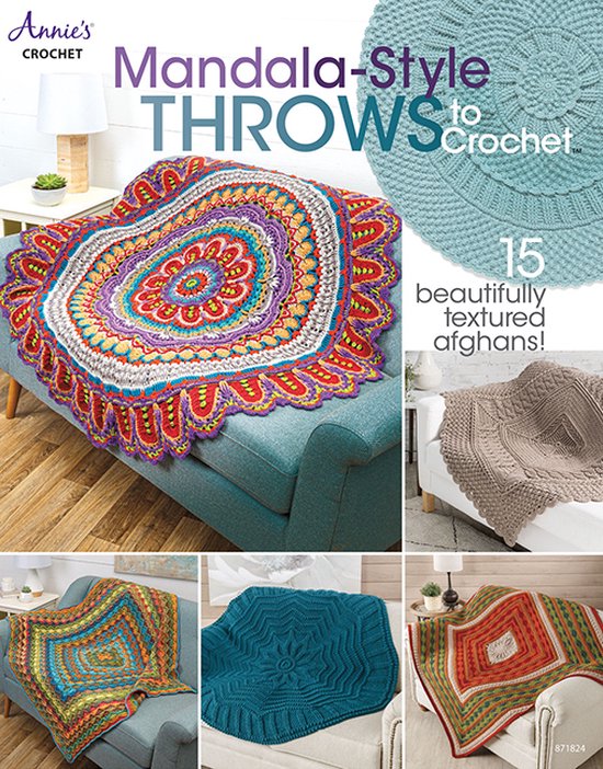 Mandala-Style Throws to Crochet