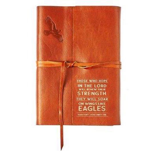 Journal Wrap Leather Wings Like Eagles