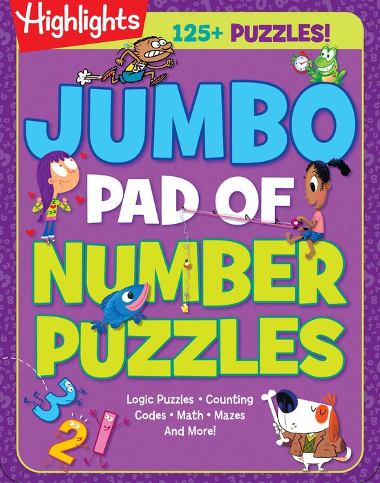 Highlights Jumbo Books & Pads- Jumbo Pad of Number Puzzles