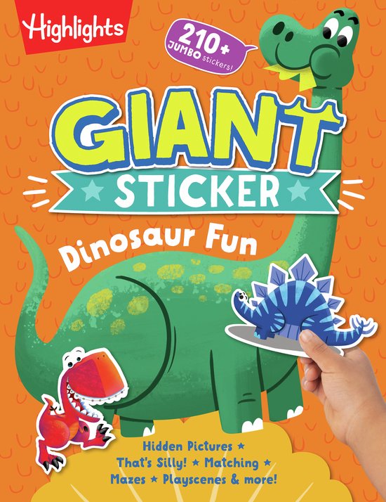 Giant Sticker Fun- Giant Sticker Dinosaur Fun