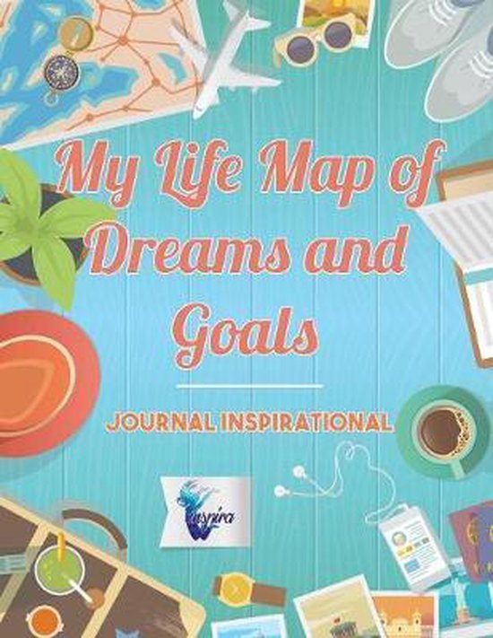 My Life Map of Dreams and Goals Journal inspirational