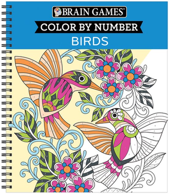 Brain Games - Color by Number- Brain Games - Color by Number: Birds