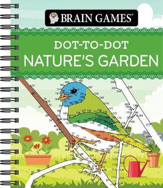 Brain Games - Dot to Dot- Brain Games - Dot-To-Dot Nature's Garden