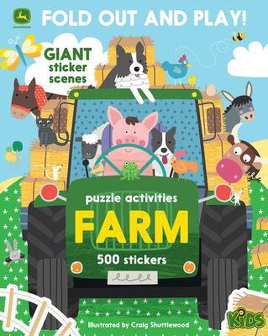 John Deere Kids Farm: 500 Stickers and Puzzle Activities