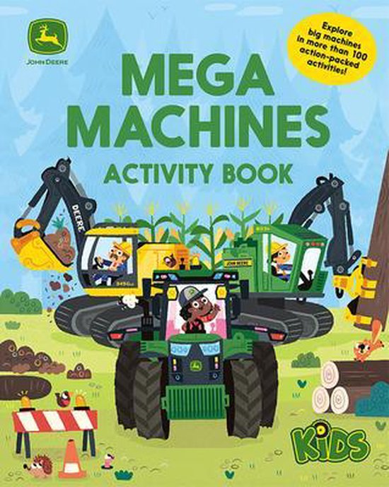 John Deere Kids Mega Machines Activity Book