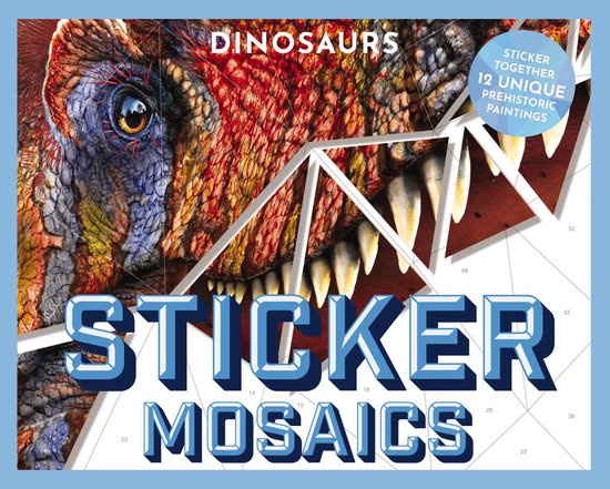 Sticker Mosaics- Sticker Mosaics: Dinosaurs