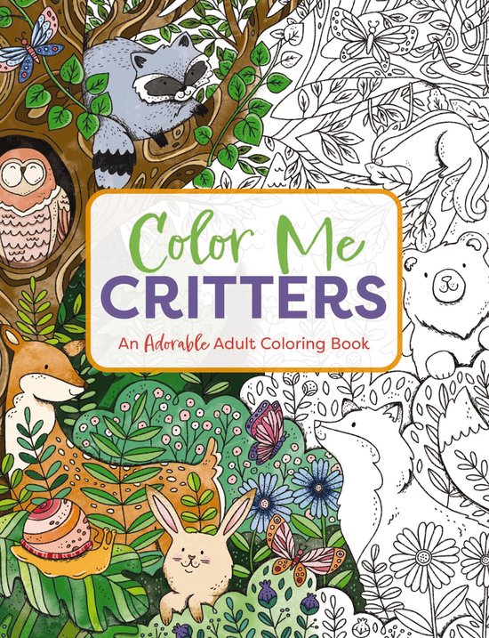 Color Me Coloring Books- Color Me Critters