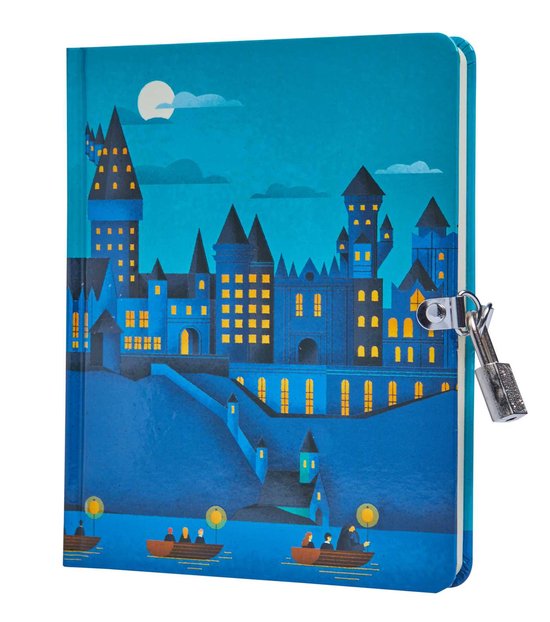 ISBN Harry Potter: Hogwarts Castle Glow-in-the-Dark Lock & Key Diary, Art & design, Anglais, Couverture rigide, 192 pages