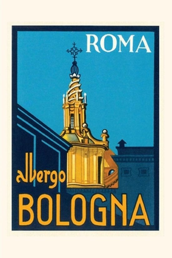 Pocket Sized - Found Image Press Journals- Vintage Journal Albergo Bologna, Roma