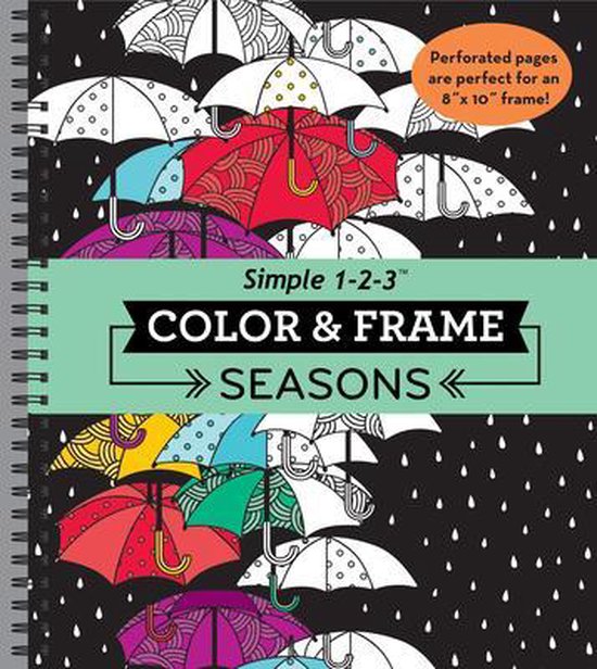 Color & Frame- Color & Frame - Seasons (Adult Coloring Book)