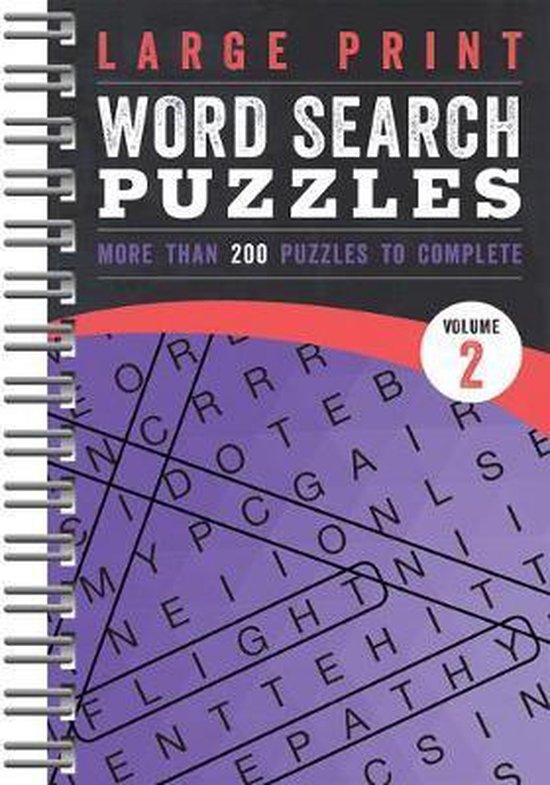 Large Print Word Search Puzzles