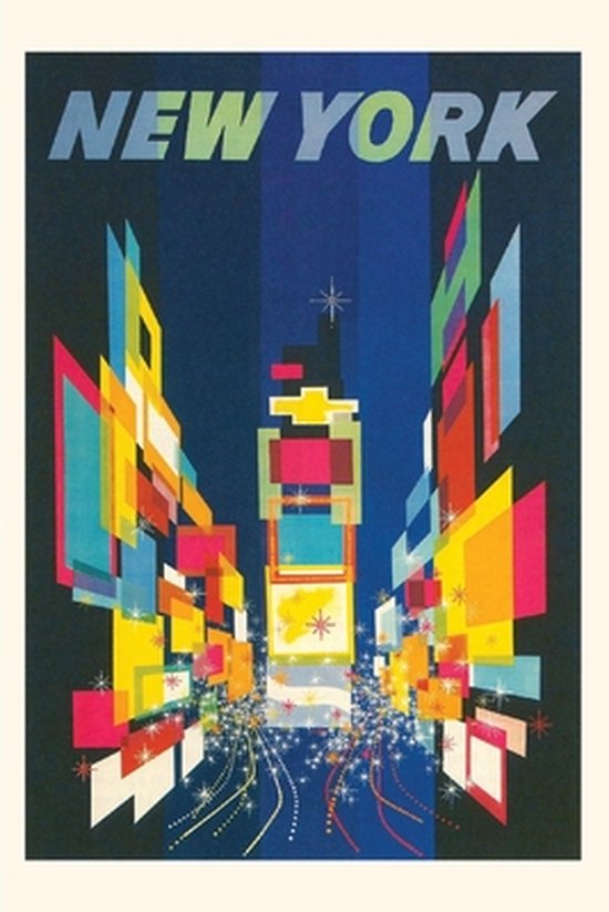 Pocket Sized - Found Image Press Journals- Vintage Journal Travel Poster, New York City