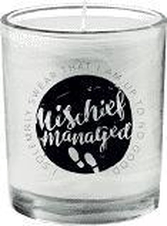 Harry Potter: Mischief Managed Glass Votive Candle