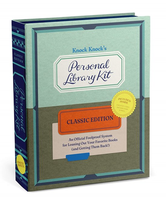 Knock Knock Personal Library Kit Classic Edition PLK Book Box