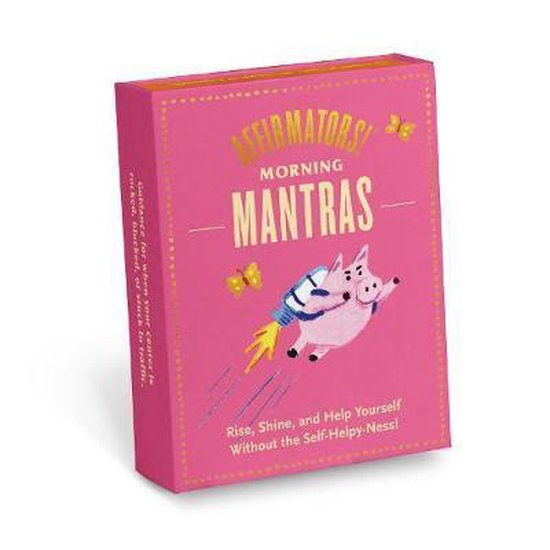 Knock Knock Affirmators! Mantras (Morning) Card Deck