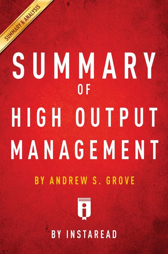 Summary of High Output Management