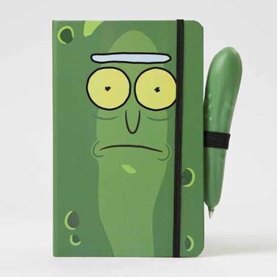 Rick and Morty: Pickle Rick Hardcover Ruled Journal with Pen