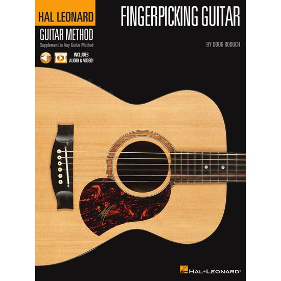 Hal Leonard Fingerpicking Guitar Method by Doug Boduch with Audio & Video