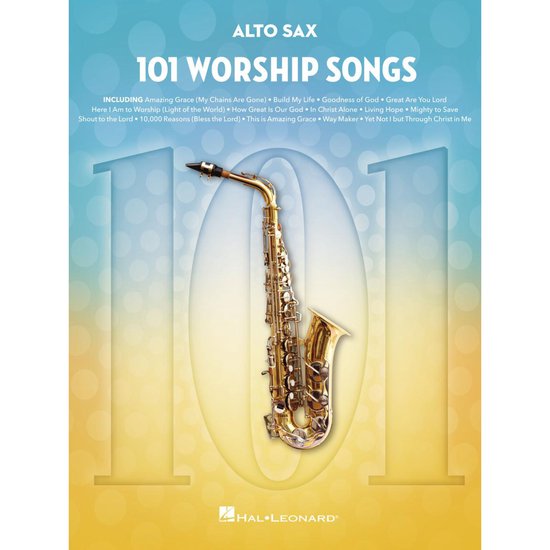 Hal Leonard 101 Worship Songs for Alto Sax - Songboek voor houten blaasinstrumenten