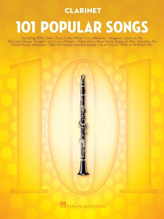 101 Popular Songs for Clarinet