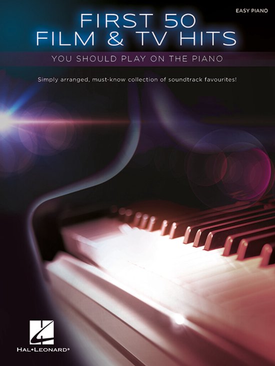 Hal Leonard First 50 Film & TV Hits You Should Play On The Piano - Songboek