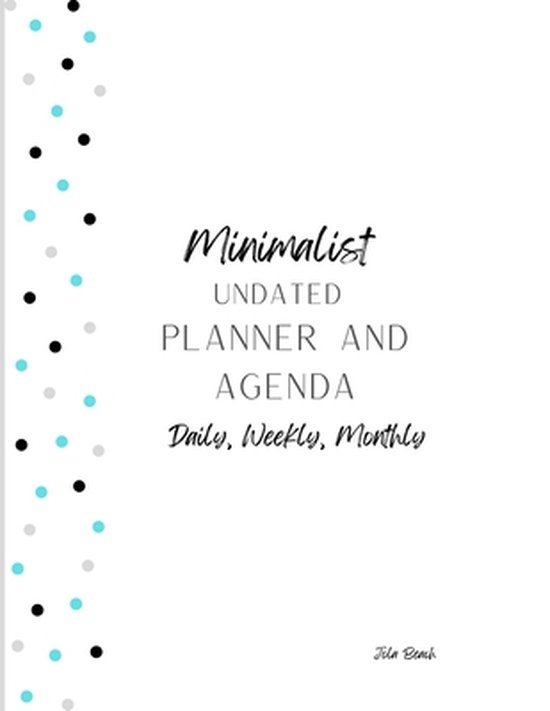 Minimalist 12-Month Undated Planner and Agenda