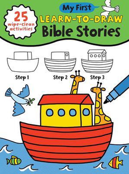 My First Learn-To-Draw: Bible Stories: (how to Draw for Kids with Easy Wipe Clean Pages + Dry Erase Marker!)