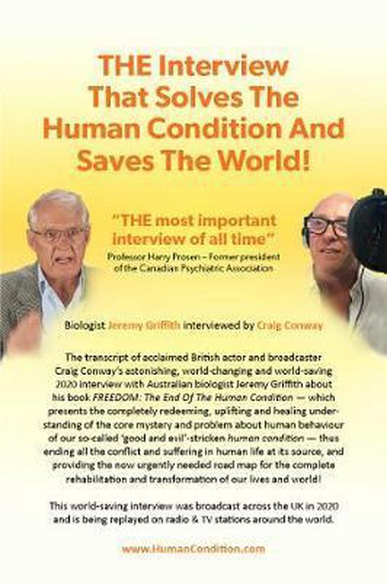 THE Interview That Solves The Human Condition And Saves The World!