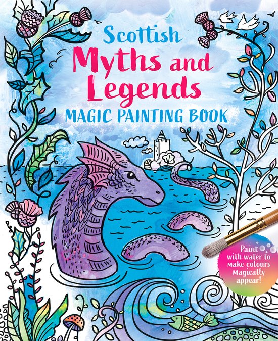 Magic Painting Book - Scottish Myths