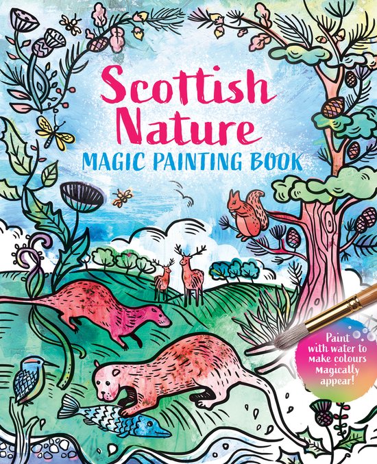 Magic Painting Book - Scottish Nature