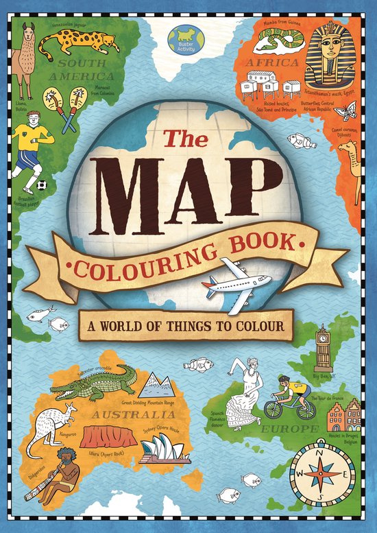 Map Colouring Book