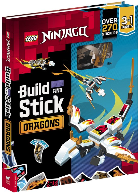 LEGO Build and Stick Activity Box- LEGO NINJAGO Build and Stick: Dragons