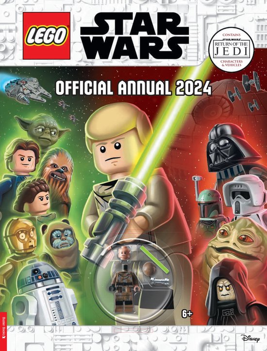 LEGO Minifigure Activity- LEGO Star Wars: Return of the Jedi: Official Annual 2024 (with Luke Skywalker minifigure and lightsaber)