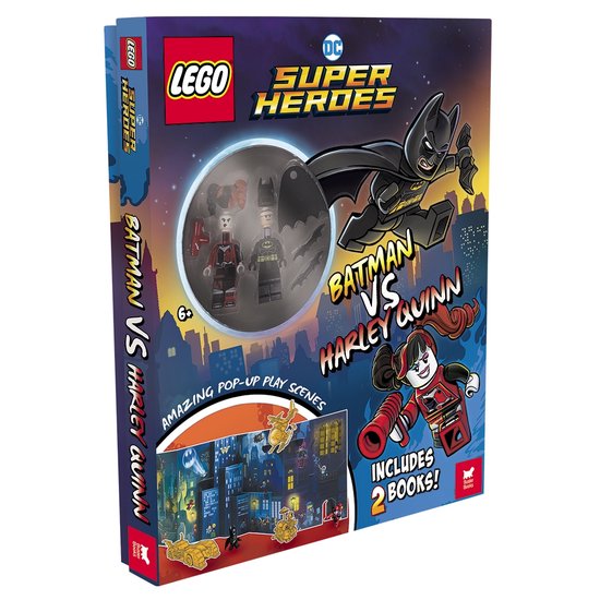 LEGO Minifigure Activity- LEGO DC Super Heroes: Batman vs. Harley Quinn (with Batman and Harley Quinn minifigures, pop-up play scenes and 2 books)