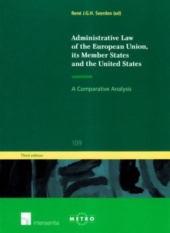 Administrative Law of the European Union, Its Member States and the United States