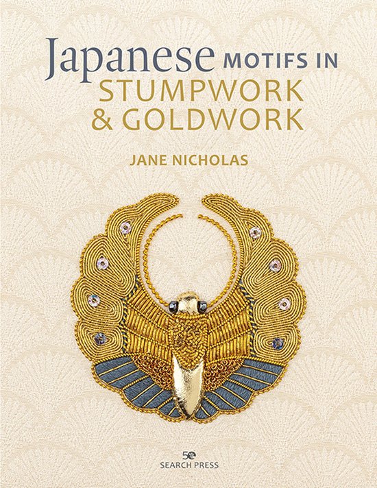 Japanese Motifs in Stumpwork & Goldwork