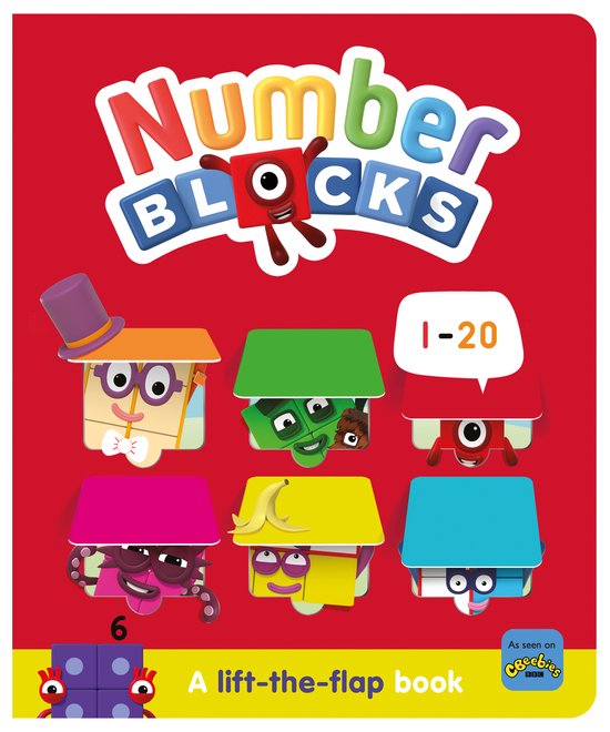 Numberblocks Lift The Flap Titles- Numberblocks 1-20: A Lift the Flap Book