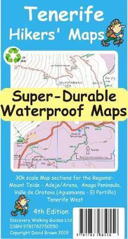 Tenerife Hikers' Super-Durable Maps