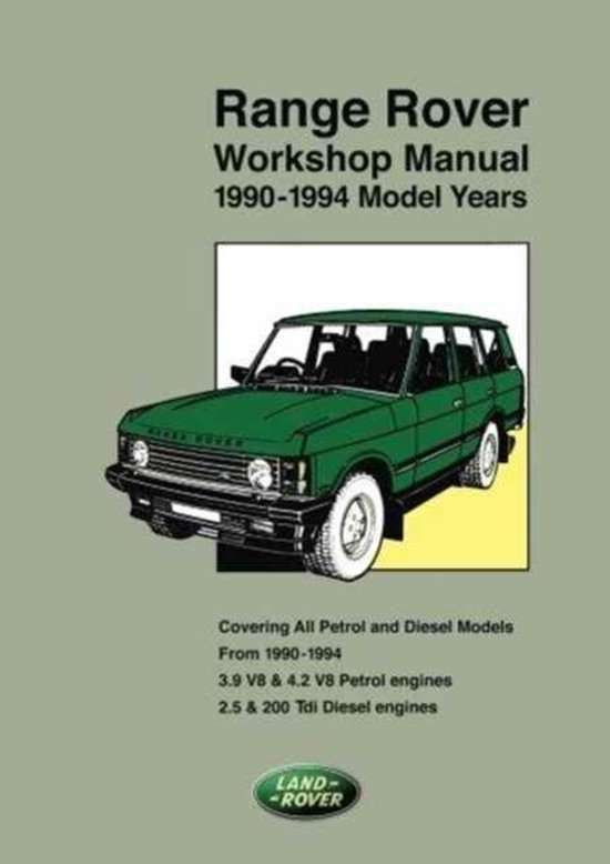 RANGE ROVER 199001994 WORKSHOP MANUAL