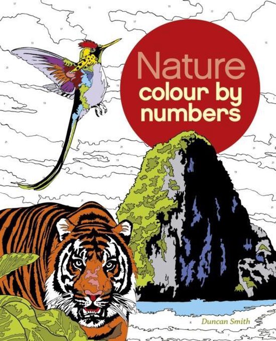 Nature Colour By Number Book