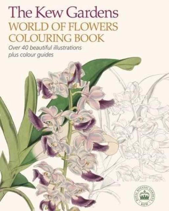 Kew Gardnens World of Flowers Colouring Book