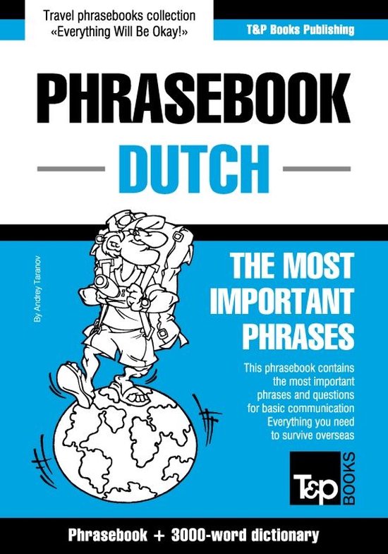 English-Dutch phrasebook and 3000-word topical vocabulary