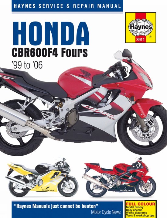 Honda Cbr600 F4 Motorcycle Service And Repair Manual